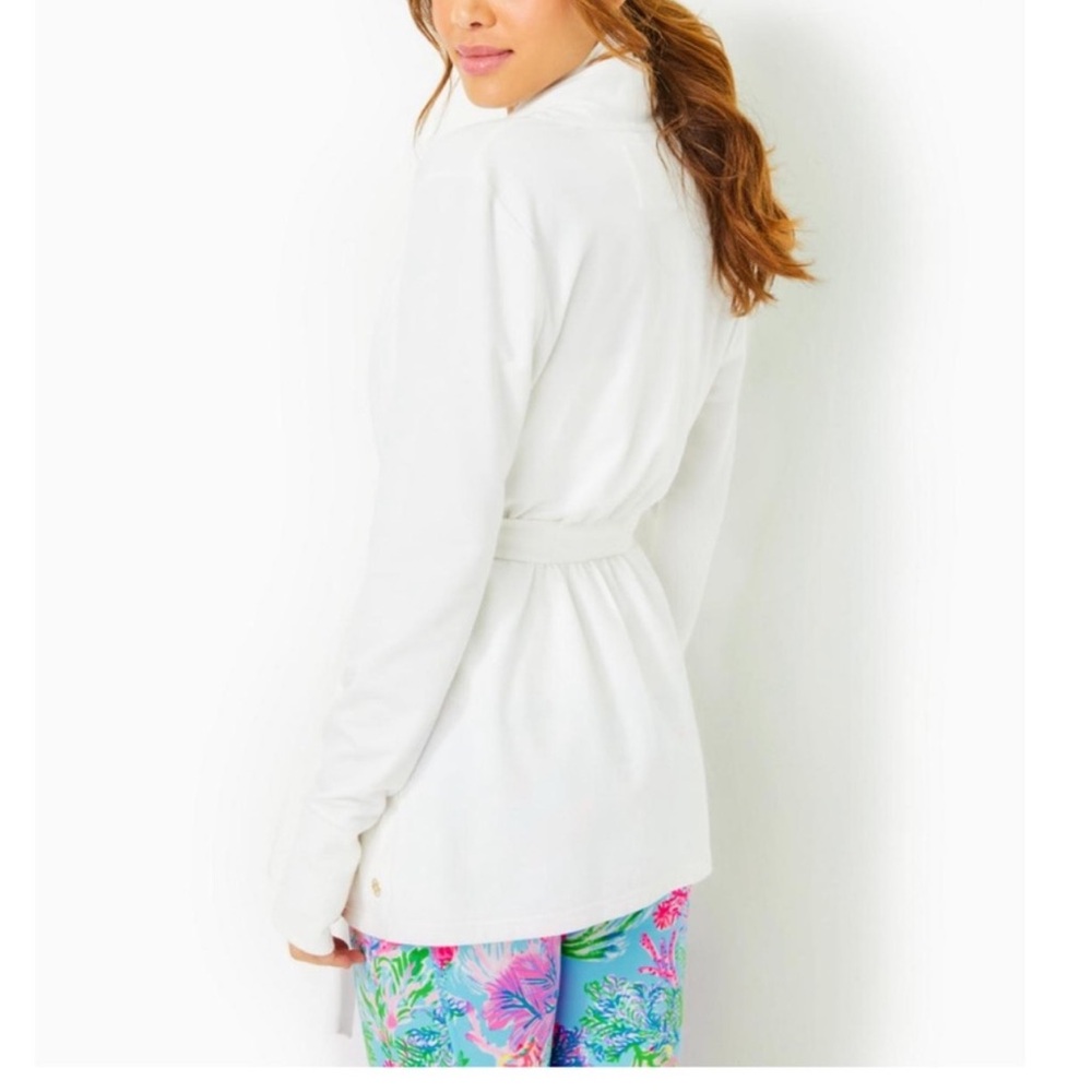 NWT Lilly Pulitzer Caspain Wrap Resort White - Picture 2 of 2